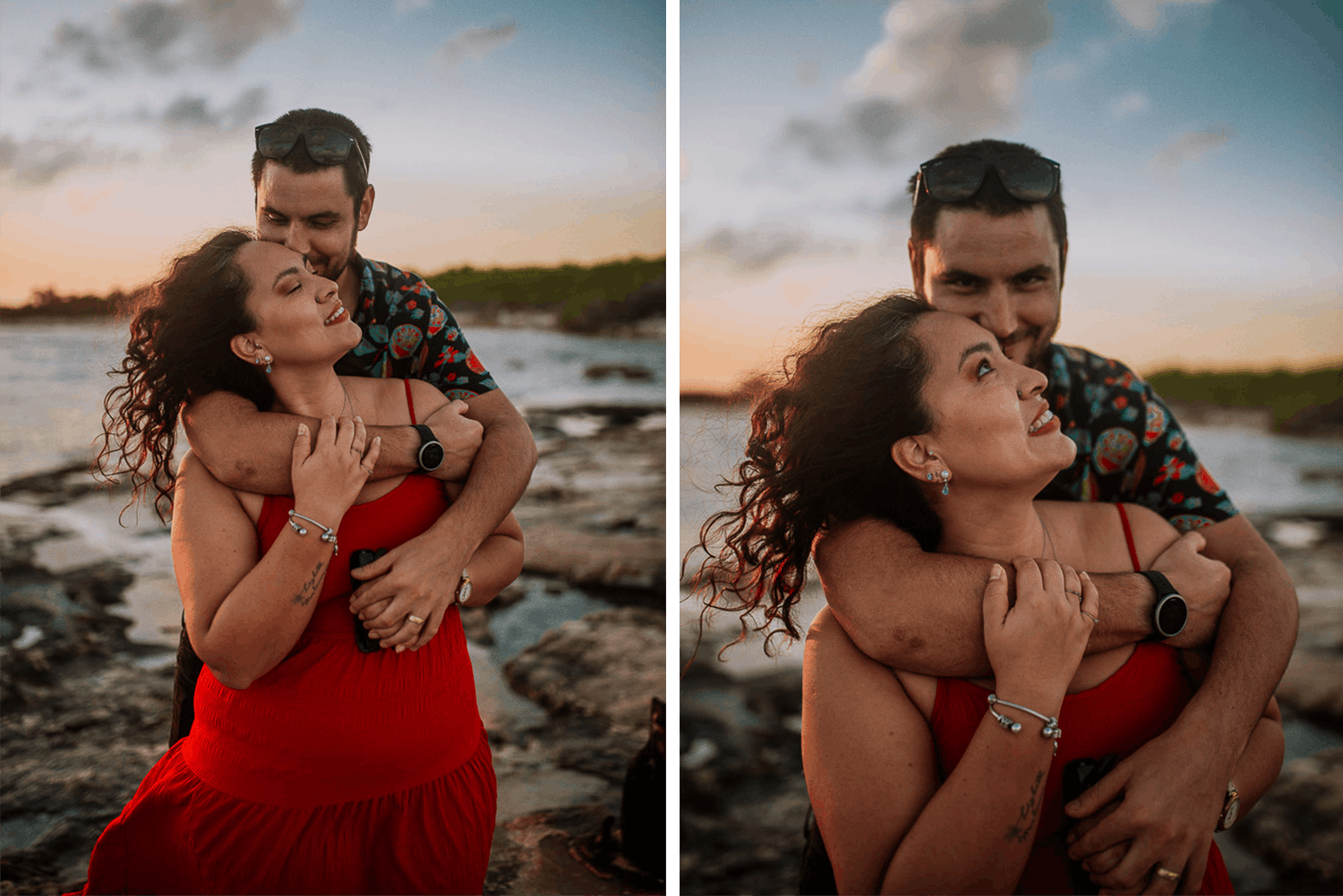 Fotografía de save the date en Cancun por Jesús Amaya fotógrafo de bodas destino en México